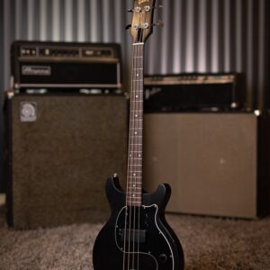 Gibson Les Paul Junior Tribute Double Cut Bass - Worn Ebony