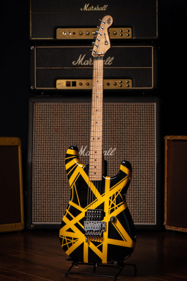 2005 Charvel EVH Art Series LTD Electric Guitar - Black/Yellow