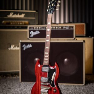 Gibson Custom Shop 1964 SG Standard Reissue W/ Maestro Electric Guitar - VOS Cherry Red