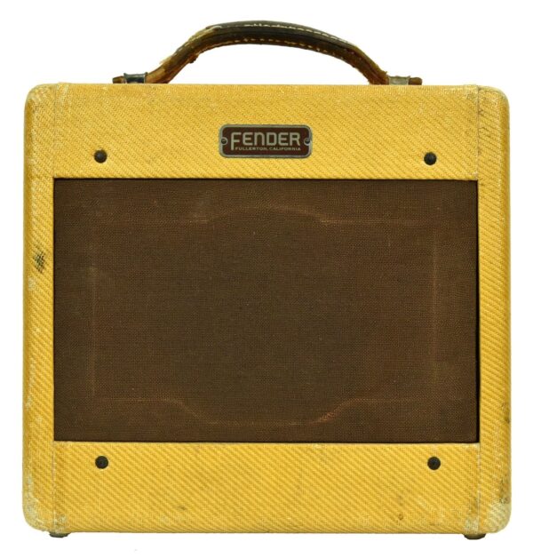 Used 1950's Fender Model 600 Amplifier in Tweed SN 4400