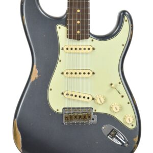 Fender Custom Shop 61 Stratocaster Relic Charcoal Frost Metallic CZ543022