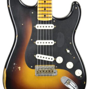Fender Custom Shop Ancho Poblano Stratocaster Relic 2 Tone Sunburst CZ542941