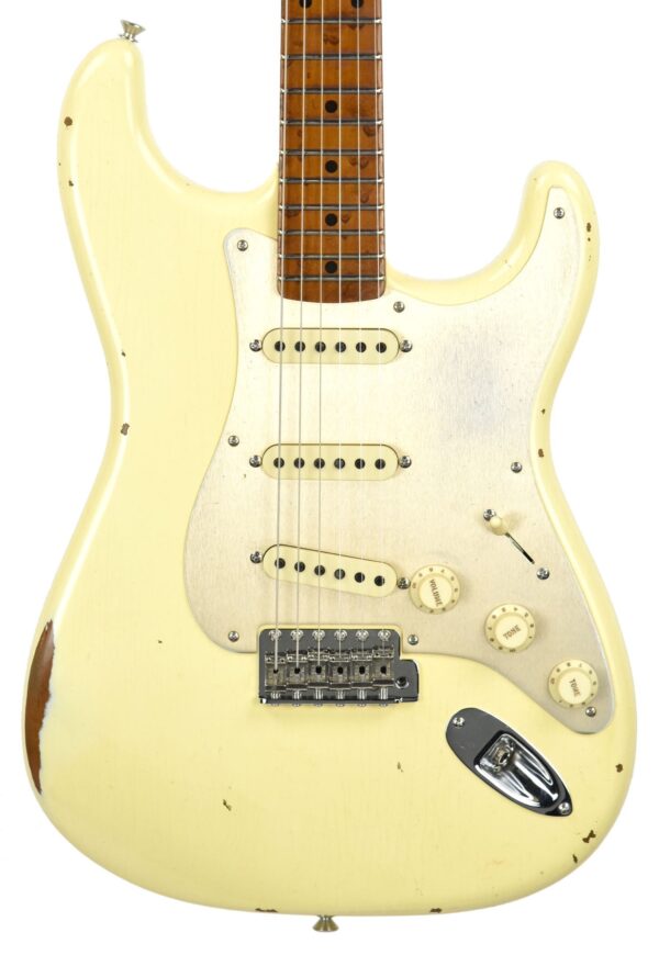 Fender Custom Shop LTD NAMM Roasted 56 Stratocaster Relic in Aged Vintage White CZ541924