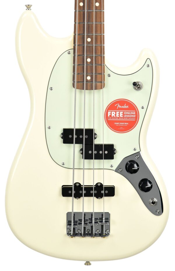 Fender Mustang Bass in Olympic White MX19059772