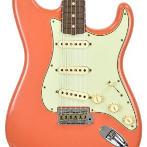 Fender Custom Shop 63 Stratocaster Journeyman Relic Fiesta Red/Salmon Pink R98152