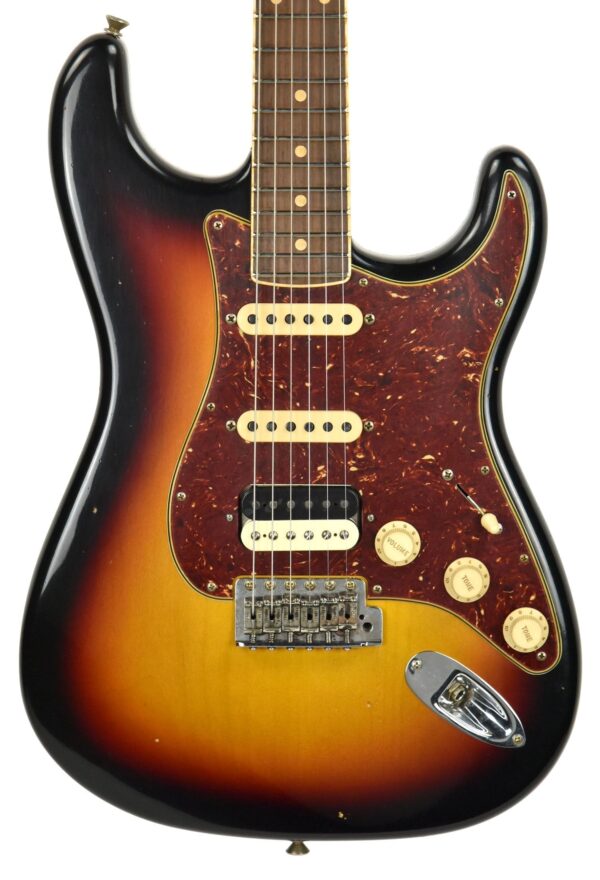 Fender Custom Shop Postmodern HSS Stratocaster Relic in 3 Tone Sunburst XN11100