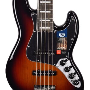 Fender American Elite Jazz Bass V Three Tone Sunburst US18042989