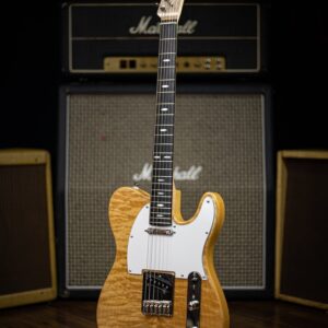 2015 Hamiltone Singlecut / Tele Quilt Electric Guitar Natural