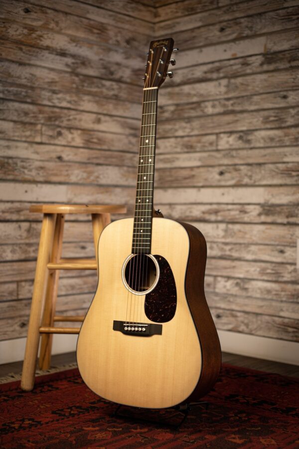 Martin D-10E Satin Sitka Sapele Road Series Acoustic-Electric Guitar - Natural