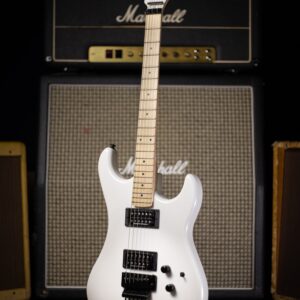 Kramer Pacer Vintage Electric Guitar with Black Hardware - Pearl White