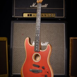 Fender American Acoustasonic Stratocaster Electric Guitar - Dakota Red
