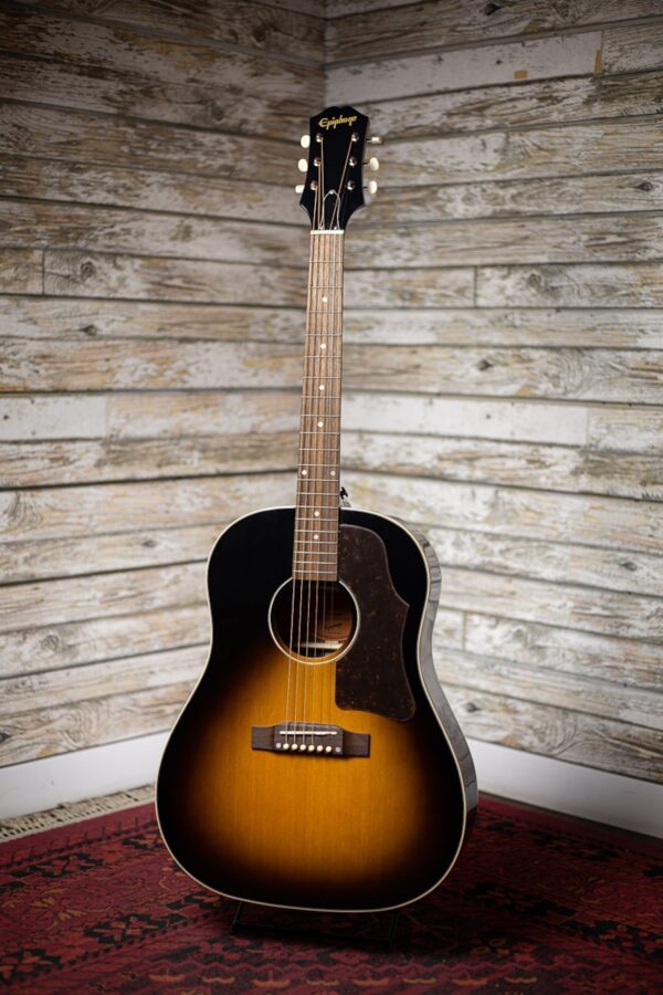 Epiphone Masterbilt J-45 Acoustic-Electric Guitar - Aged Vintage Sunburst Gloss