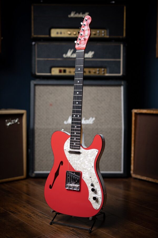 Fender Thinline Telecaster Limited Edition Electric Guitar - 2-Tone Fiesta Red