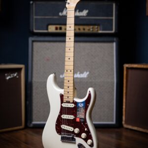 Fender American Elite Stratocaster Electric Guitar - Olympic Pearl