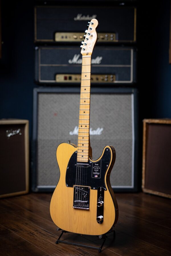 Fender American Ultra Telecaster Electric Guitar - Butterscotch Blonde