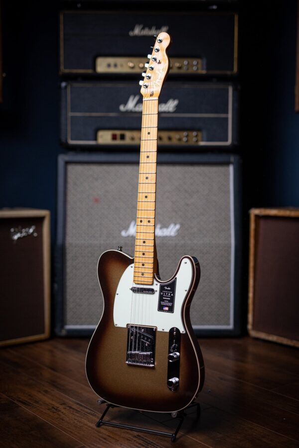 Fender American Ultra Telecaster Electric Guitar - Mocha Burst