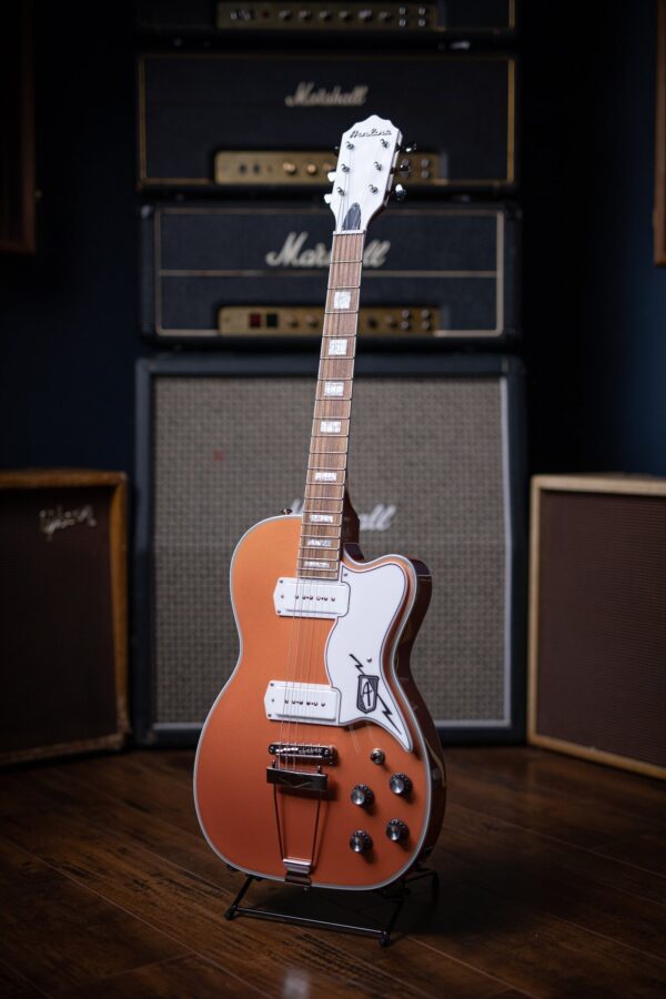 Airline Tuxedo Electric Guitar - Copper
