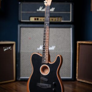Fender American Acoustasonic Telecaster Electric Guitar - Black