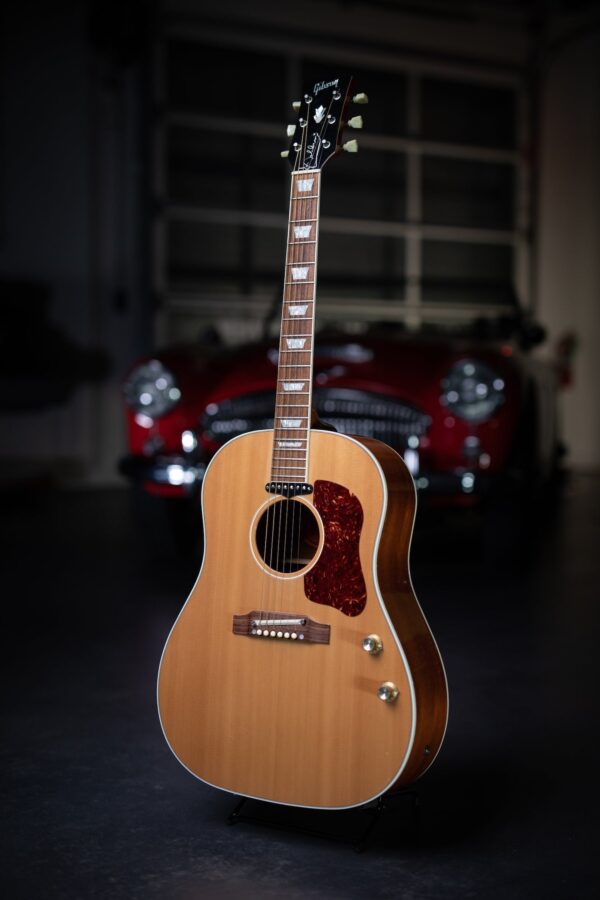 2006 Gibson J-160E Peace Model John Lennon Acoustic-Electric Guitar - Natural