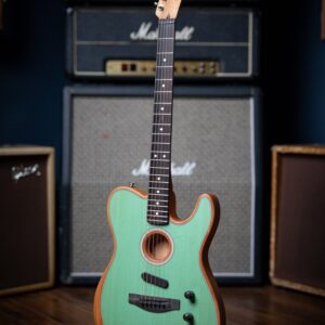 Fender American Acoustasonic Telecaster Electric Guitar - Green