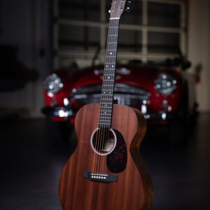 Martin 000-10E Left Handed Acoustic-Electric Guitar - Natural Sapele