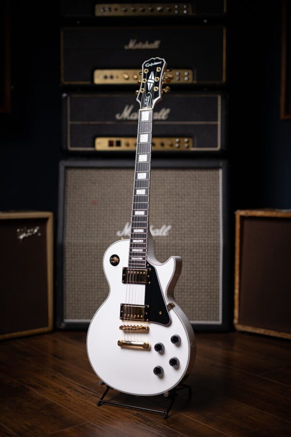 Epiphone Les Paul Custom Pro Electric Guitar - Alpine White