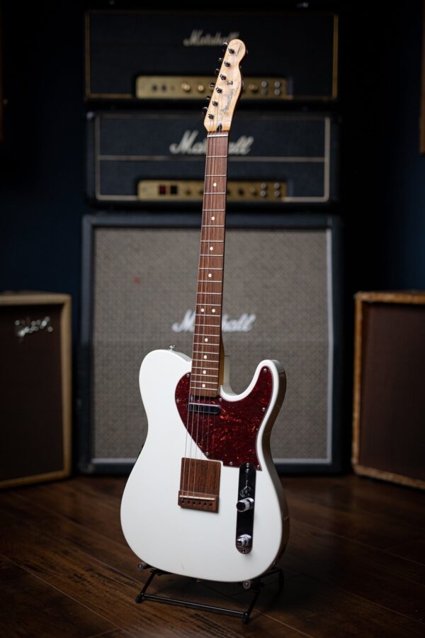 2012 Fender Acoustasonic Telecaster Electric-Acoustic Guitar - Olympic White
