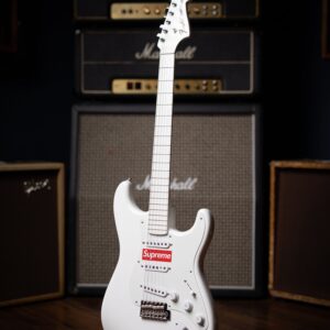 2017 Fender "Supreme" Stratocaster Electric Guitar - White