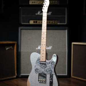 Fender Brad Paisley Road Worn Telecaster Electric Guitar - Silver Sparkle