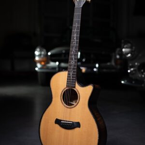 Taylor K14ce Builder's Edition Kona Burst with V-class Bracing Acoustic-Electric Guitar - Natural