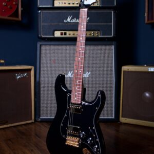 Fender Limited Edition Mahogany Blacktop Stratocaster Electric Guitar - Black